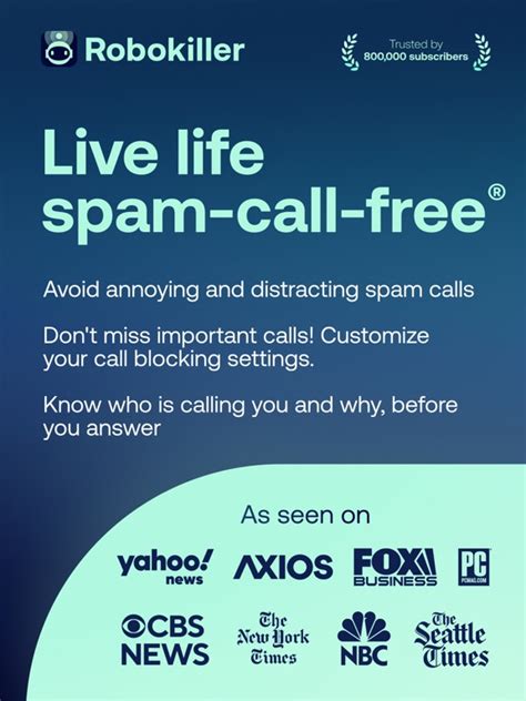 Robokiller: Spam Call Blocker 4+ .